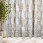 Voálová Luxusní vyšívaná záclona bílá Versailles Beige metráž Ervi 3634-132 – Hledejceny.cz