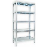 Biedrax Regál 50 x 120 x 180 cm 5 polic – HobbyKompas.cz