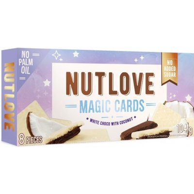 ALLNUTRITION NUTLOVE MAGIC CARDS White Choco With Coconut 104 g – Zboží Dáma