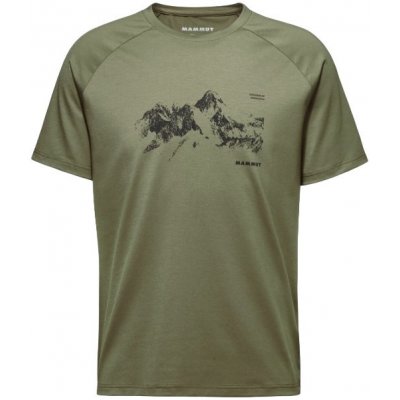 Mammut Mountain T-Shirt Men 8035m tmavě zelená – Zboží Dáma