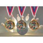Akrylátová medaile Bowling Zlatá – Zbozi.Blesk.cz