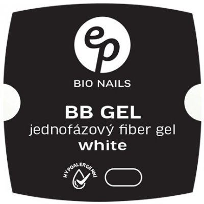 BIO nails BB FIBER WHITE jednofázový hypoalergenní gel 15 ml