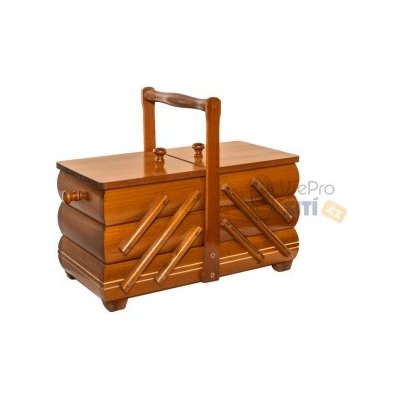 Kazeta na šití dřevená rozkládací střední – Hledejceny.cz