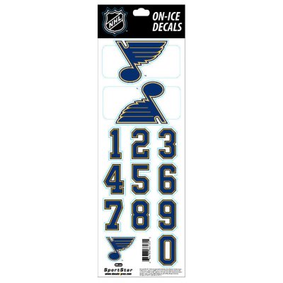 Sportstape ALL IN ONE HELMET DECALS - ST. LOUIS BLUES – Zboží Dáma