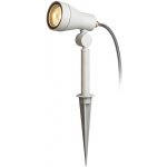 DIREZZA RED Bodové svítidlo venkovní, těleso hliník, barva šedostříbrná, 1x35W, GU10, 230V, IP65, hlavice d=65mm, l=105mm, h= 380mm, s bodcem do záhonu R10427 Rendl Red Rendl, svítidla, osvětl – Zbozi.Blesk.cz