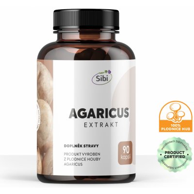 Sibi Agaricus extrakt 500 mg 90 kapslí – Hledejceny.cz