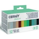Cernit Modelovací hmota sada 12x25g Nature – Zboží Dáma