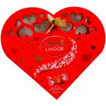 Lindt Lindor Milch Valentýnské srdce čokoládové pralinky 8 ks 112 g – Zboží Dáma
