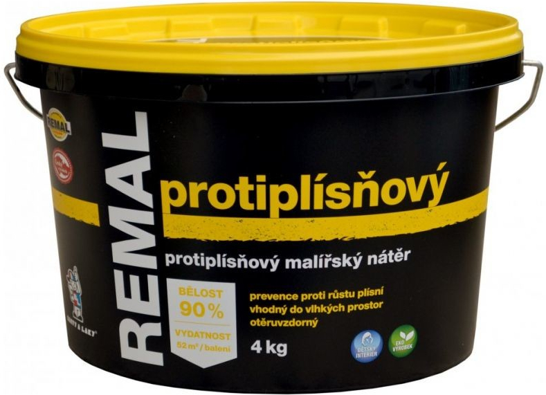 REMAL PROTIPLÍSŇOVÝ, malířský nátěr - 4 kg