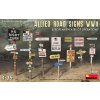 Sběratelský model MiniArt German Road Signs WWII East Front Set 1 35602 1:35