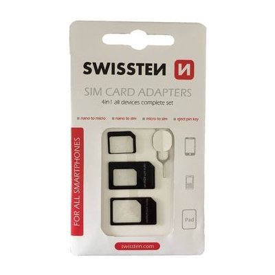 SWISSTEN SIM adaptér 4in1 (85002300) – Hledejceny.cz