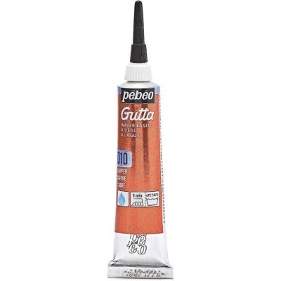 Setasilk Kontury na hedvábí a textil 20 ml měděná – Zboží Dáma