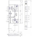 HOBES K135 WC 72mm 20mm 80mm – Zboží Mobilmania