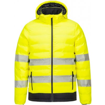 PortWest bunda Hi-Vi 548 vyhřívaná ultrazvuková reflexní Žluto-černá – Sleviste.cz