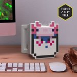 CurePink 3D keramický hrnek Minecraft Axolotl 400 ml – Zboží Mobilmania