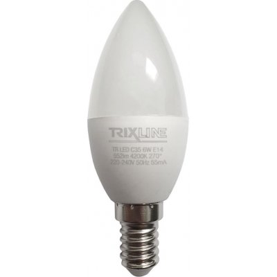 Baterie Centrum LED Žárovka C35 E14/6W/230V 4200K BC0514 – Zboží Živě