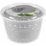 EH Excellent Houseware Odstředivka na salát a bylinky, ⌀ 25 cm, bílá šedá – Zboží Mobilmania
