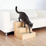 Trixie Dřevěné schody pro malé psy a kočky max.50 kg 40 x 38 x 45 cm – HobbyKompas.cz
