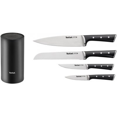 Tefal ICE FORCE Sada nožů 4 ks a plastový blok K2325S75 – Sleviste.cz