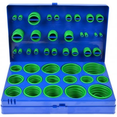Gumové o-kroužky pro spoje klimatizace, různé rozměry, sada 419 kusů GEKO G02913 | Zboží Auto