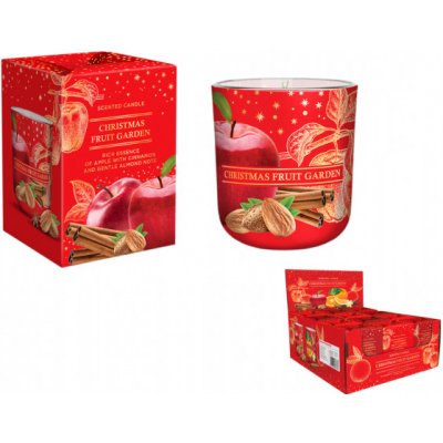 Bartek Candles CHRISTMAS FRUIT GARDEN-APPLE+CINNAMON 150 g – Zboží Mobilmania