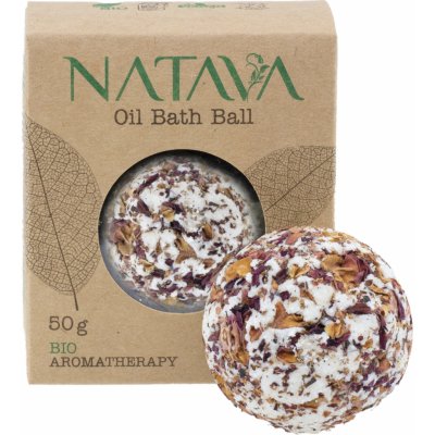 Natava olejová koule do koupele růže stolistá 50 g – Hledejceny.cz