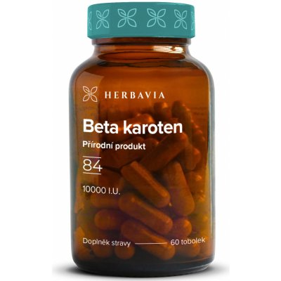 Herbavia Beta karoten přírodní produkt 60 tobolek