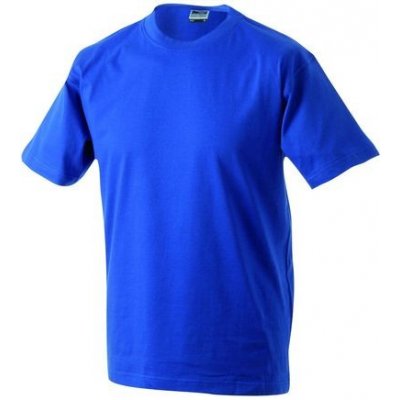 James & Nicholson tričko Round Heavy Královská tmavě modrá