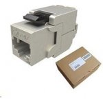 Solarix MULTIPACK 24 ks - keystone CAT5E STP RJ45 samořezný SXKJ-5E-STP-BK-SA – Zboží Živě