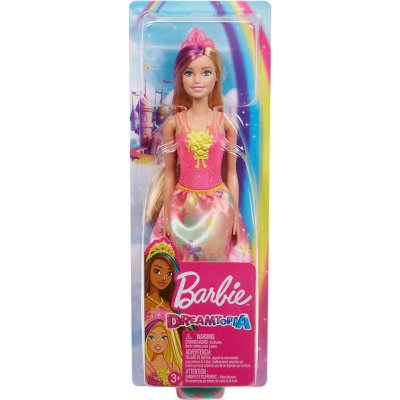 Barbie Dreamtopia princezna blond a fialové vlasy – Zboží Mobilmania