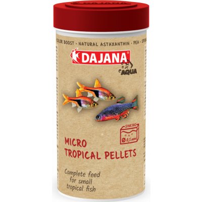 Dajana Micro Tropical Pellets 100 ml – Zboží Mobilmania