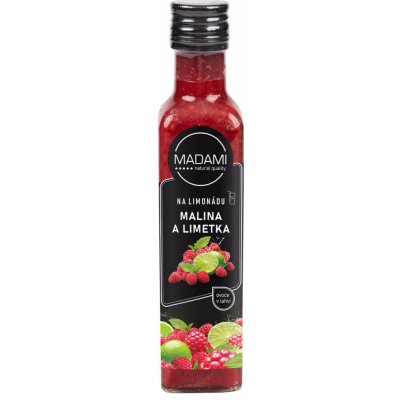 Madami Ovoce Na Limonádu Malina a limetka 250 ml – Hledejceny.cz