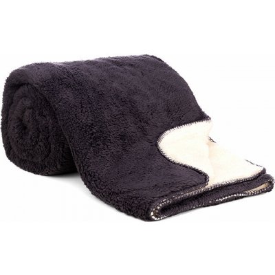 Tegatex Deka mikroflanel Sleep Well ovečka Antracit 150x200 – Hledejceny.cz