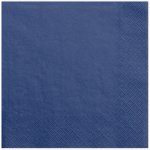 PartyDeco Ubrousek tmavě modrý 20 ks - tmavě modré ubrousky na slavnostní svatební tabuli – Hledejceny.cz