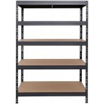 Majster Regál Rivet 180 x 120 x 45 cm 5 polic antracitová šedá – HobbyKompas.cz
