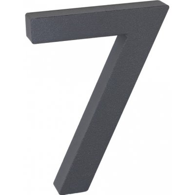 RICHTER CZECH Číslice a písmena RN.100LV.AL.AM antracit matná číslo: 7 – Zboží Mobilmania