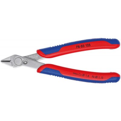 Knipex Boční štípací kleště Electronic Super Knips ® 125 mm - 7803125 – Zbozi.Blesk.cz