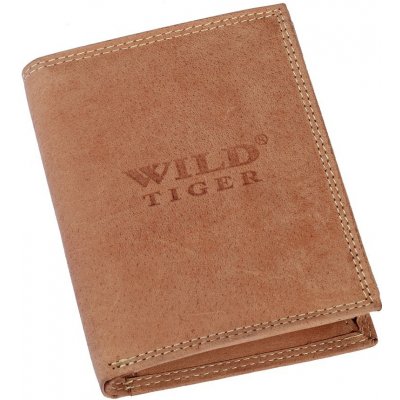 Wild Pánská kožená peněženka Tiger AM 28 034 světle hnědá – Zboží Mobilmania