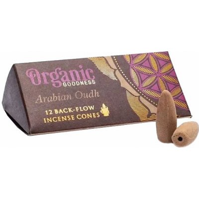 Organic Goodness Vonné kužely pro tekoucí dým Frankincense Backflow Cones 12 ks – Hledejceny.cz