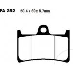 Brzdové destičky EBC EPFA252HH pro Yamaha BT 1100, FJR 1300, FZ6 600, FZR 400, FZS 600 1000, MT-07, MT-09, TDM 900, Tracer 700 900, TZ 125, XJR 1300, XSR 700, XV 1700 1900, YZF 600 1000, YZF-R1 YZF-R6 – Hledejceny.cz