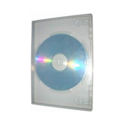 Box na 1ks DVD, 14mm, super clear