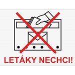 Walteco Nevhazujte reklamy do této schránky 100x70mm, samolepka , 20123 – Hledejceny.cz