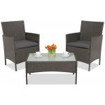 Garden Point polyratanový zahradní nábytek Calabria Premium Terrace antracit – Zboží Mobilmania