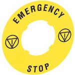 Lovato Electric LPXAU115 štítek EMERGENCY/STOP – Hledejceny.cz
