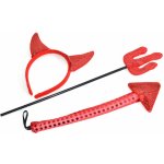 Čertí set uši ocas hůl – Zboží Dáma