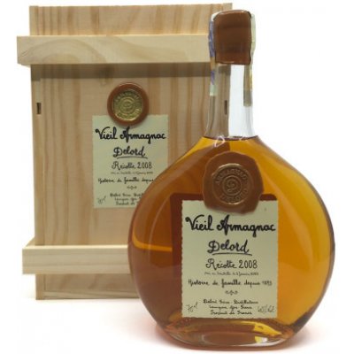 Armagnac Delord Millésimés ročník 2008 40% 0,7 l (kazeta) – Hledejceny.cz