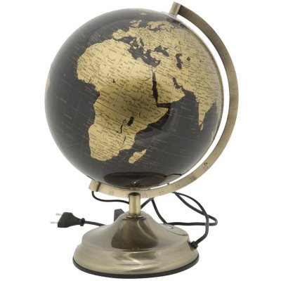 Stolní lampa ve tvaru glogusu Mauro Ferretti Globe Bronze, ø 25 cm