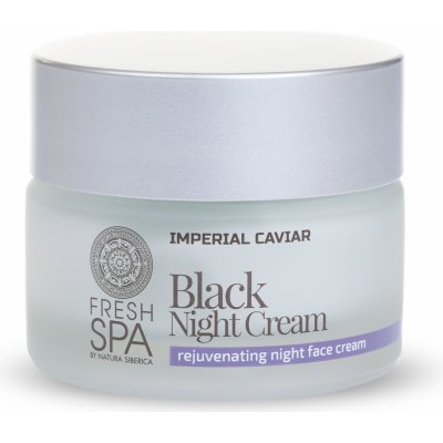 Natura Siberica Imperial Caviar noční krém na obličej Černá noc 50 ml
