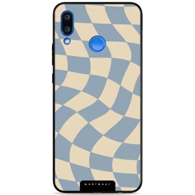 Mobiwear Glossy - Huawei Nova 3 - GA59G Modrá a béžová šachovnice – Hledejceny.cz