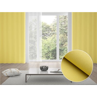 Biante 100% zatemňovací závěs Blackout BKW-209 Žlutozelené žíhání 130x190 cm – Hledejceny.cz